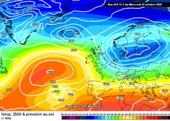 Il meteo in Abruzzo 23 – 29 ottobre: possibili precipitazioni Giovedì e poi Domenica e più freddo Lunedì