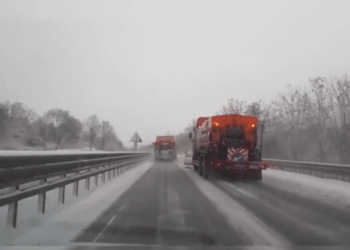 Nevicate in Abruzzo: Strada dei Parchi schiera le flotte antineve-spargisale