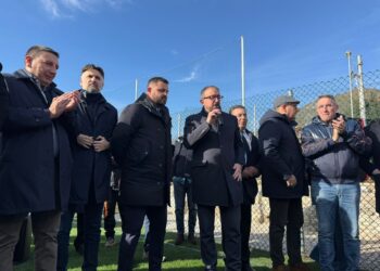 Preturo, grande partecipazione per l’intitolazione del campo sportivo a Stefano Vittorini