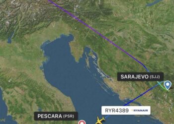 Un volo per Sarajevo…che atterra in Abruzzo: fuori programma ad alta quota