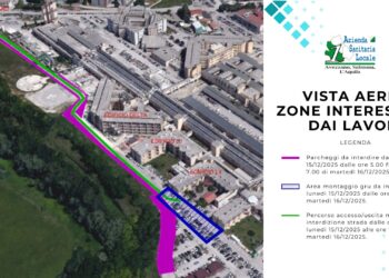 Ospedale San Salvatore, lavori Pnrr: modifiche temporanee a viabilità e parcheggi