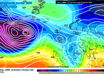 Il meteo in Abruzzo 22 – 28 gennaio: fase instabile associata a piogge e qualche nevicata sui rilievi