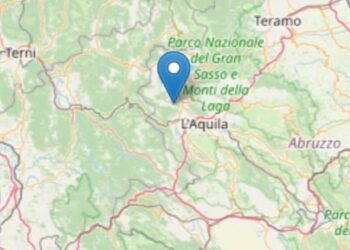 Scossa di terremoto nel territorio aquilano: magnitudo 2.4 a nord di Scoppito