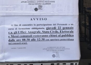 Comune di Lanciano: giovedì gli uffici resteranno chiusi