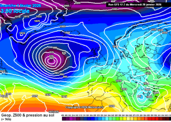 Il meteo in Abruzzo 29 gennaio – 4 febbraio: via vai di perturbazioni atlantiche e temperature altalenanti