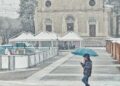 Avezzano sotto la neve, il vero inverno è arrivato: la magia in piazza