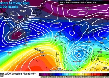 Il meteo in Abruzzo 12 – 18 febbraio: continuerà l’atlantico che darà la formazione di bassi minimi depressionari sul mediterraneo