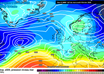 Il meteo in Abruzzo 5 – 11 febbraio: continua la catena di perturbazioni atlantiche con precipitazioni moderate