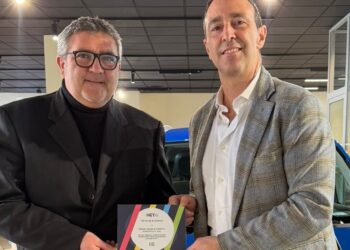 Alfredo Ubaldi, della concessionaria Sterpetti, premiato come miglior venditore Fiat d’Italia