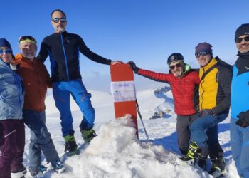 Rievocata dal CAI di Roma la prima salita scialpinistica a Monte Amaro del 1926