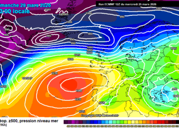 Il meteo in Abruzzo 26 marzo – 1 aprile: fase orientata su instabilità con freddo, pioggia e neve a quote basse