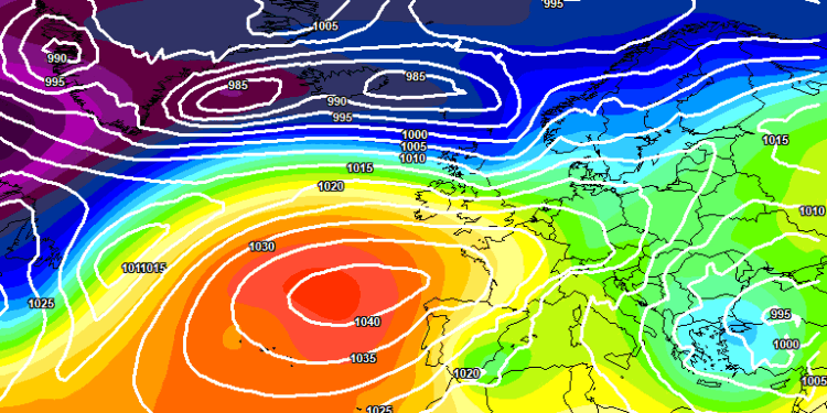 In figura la situazione vista al momento dal modello europeo ECMWF, per le ore 13:00 di Domenica 29 Marzo. Sulla nostra regione, tempo variabile ove potrà trovare spazio qualche rovescio pomeridiano, nevosa oltre i 1100 m circa
