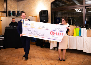 Successo per la serata del Rotary Club L’Aquila Gran Sasso: fondi raccolti per l’AIED