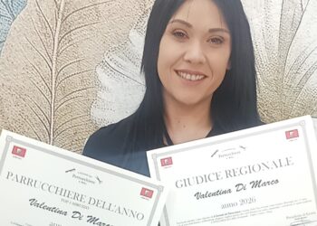 Valentina di Marco Eletta Tra i Top 5 Parrucchieri dell’Abruzzo e Nuovo Giudice Regionale