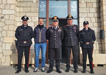 Il Comandante Interregionale dei Carabinieri, Generale Masciulli in visita alla stazione di Roccaraso