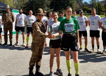Esercito Abruzzo Molise e il nono reggimento alpini alla prima tappa regionale della Run4Hope