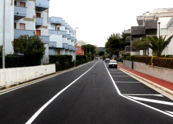 Riaperta via Franchi a Martinsicuro, conclusi i lavori di mitigazione del rischio