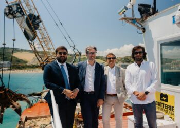 Lavori anti erosione sulla costa teramana, sopralluogo nei cantieri da 6,1 milioni a Roseto degli Abruzzi