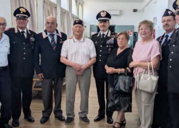 Cento anni per il brigadiere Giuseppe Falcone, ricevuto l’omaggio dell’Arma dei Carabinieri