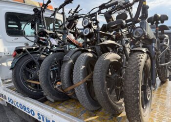 Controlli sulle Fat Bike a Pescara: 35 biciclette elettriche sequestrate in due giorni