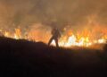 Notte d’inferno sul Salviano, dall’alba in azione i Canadair: la lotta per salvare la montagna