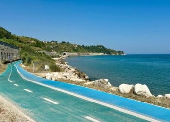 Pista ciclabile Costa dei Trabocchi, inaugurato nuovo tratto a Ortona