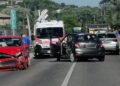 Violento schianto sulla Tiburtina a Tagliacozzo: due auto semidistrutte, un ferito (foto)
