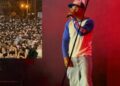 Geolier, l’ultima notte del tour è all’Aquila: Collemaggio canta Napoli (foto)