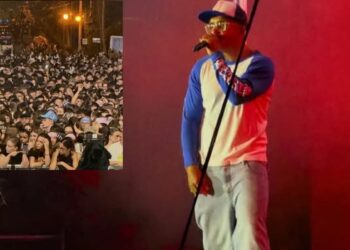 Geolier, l’ultima notte del tour è all’Aquila: Collemaggio canta Napoli (foto)