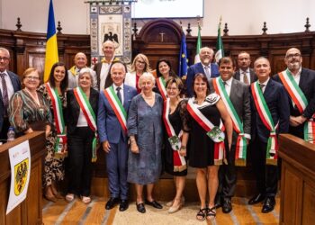 Perdonanza, a Palazzo Margherita l’incontro con le città gemellate