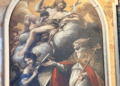 La tela di Celestino V torna a casa: Collemaggio riabbraccia l’opera restaurata dopo il sisma