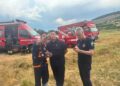 Incendi Lucoli- Roio: 1.700 ettari in fiamme, Verdecchia al campo base: «Situazione complessa e in evoluzione»