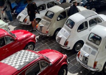 Altopiano delle Rocche, sedicesimo raduno della storica Fiat 500