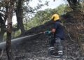 Incendio nel bosco a San Vincenzo Valle Roveto, ore di lavoro per domare le fiamme