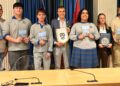 Studenti cileni in visita al Consiglio regionale a Pescara per il gemellaggio tra le due Palena